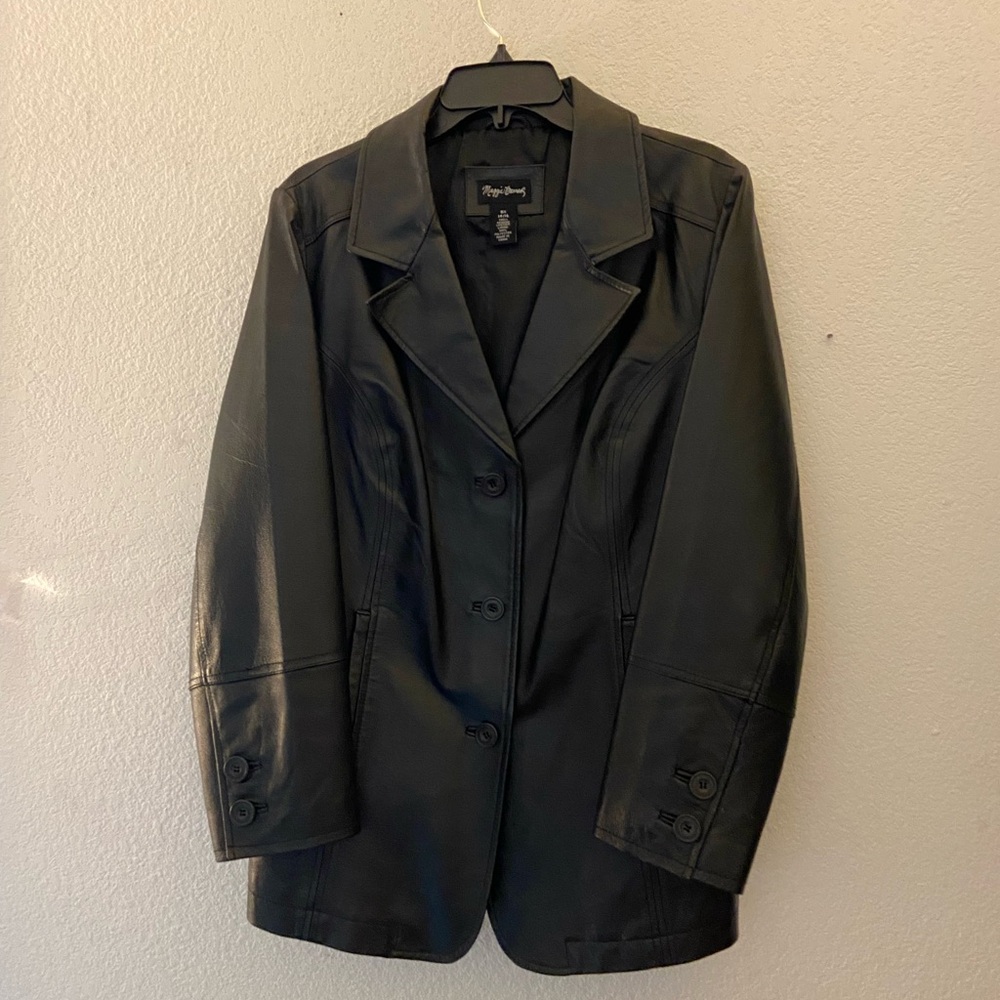 Maggie Barnes Leather Jacket
